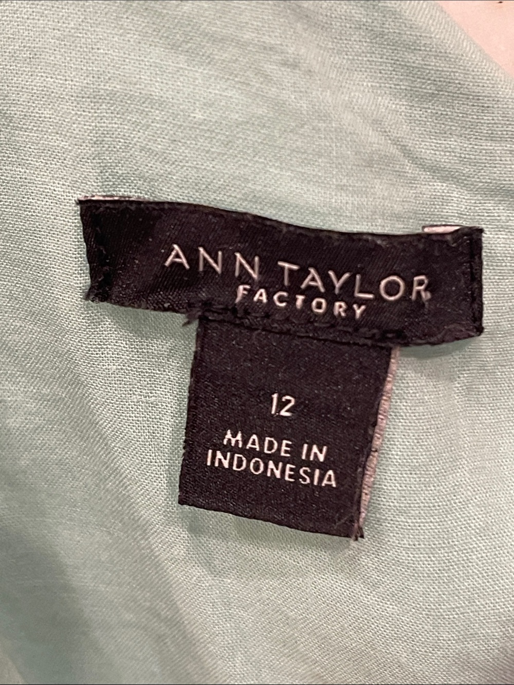 Ann Taylor Linen Mint Halter Maxi Dress with pockets - Picture 3 of 5